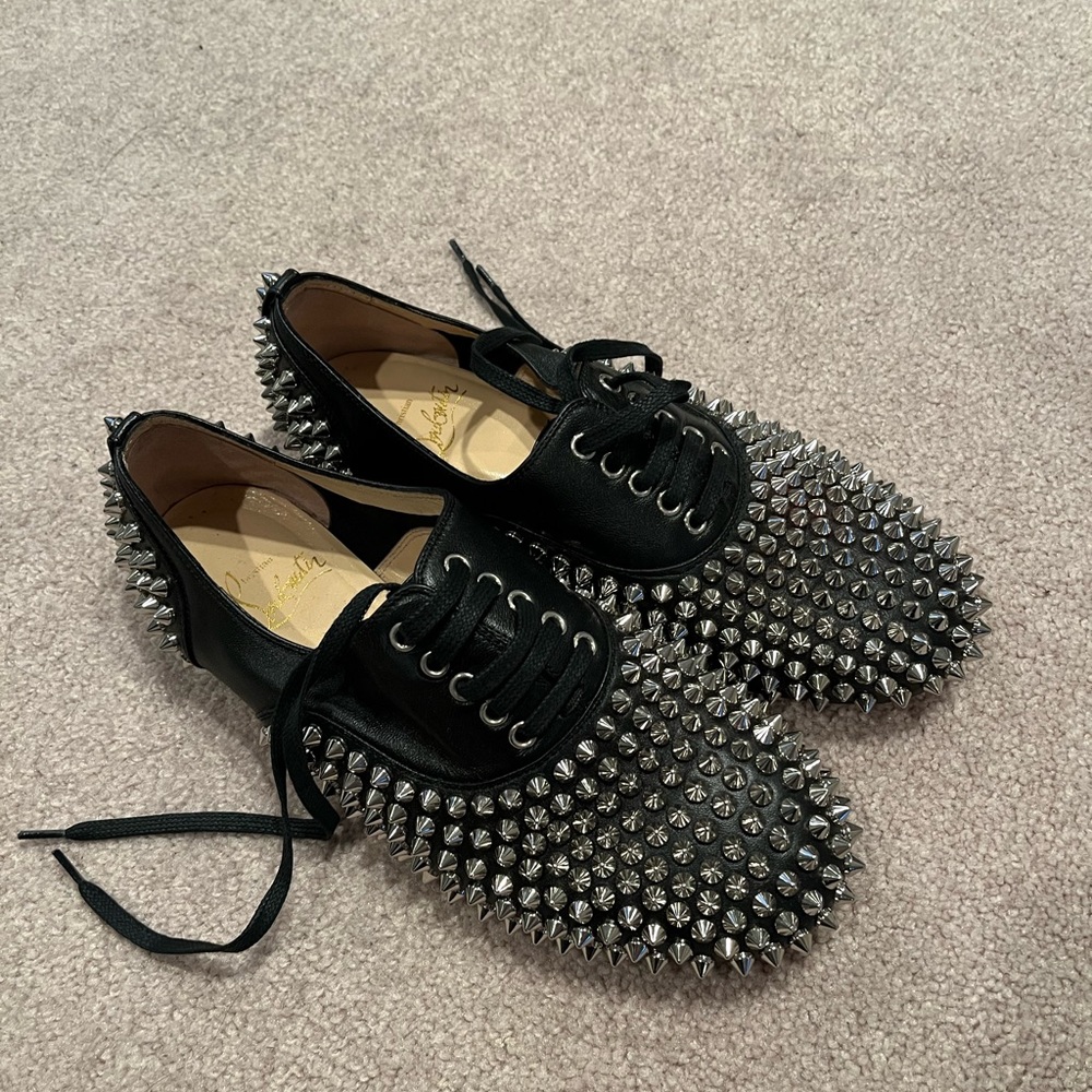 Christian Louboutin Spike flat shoes